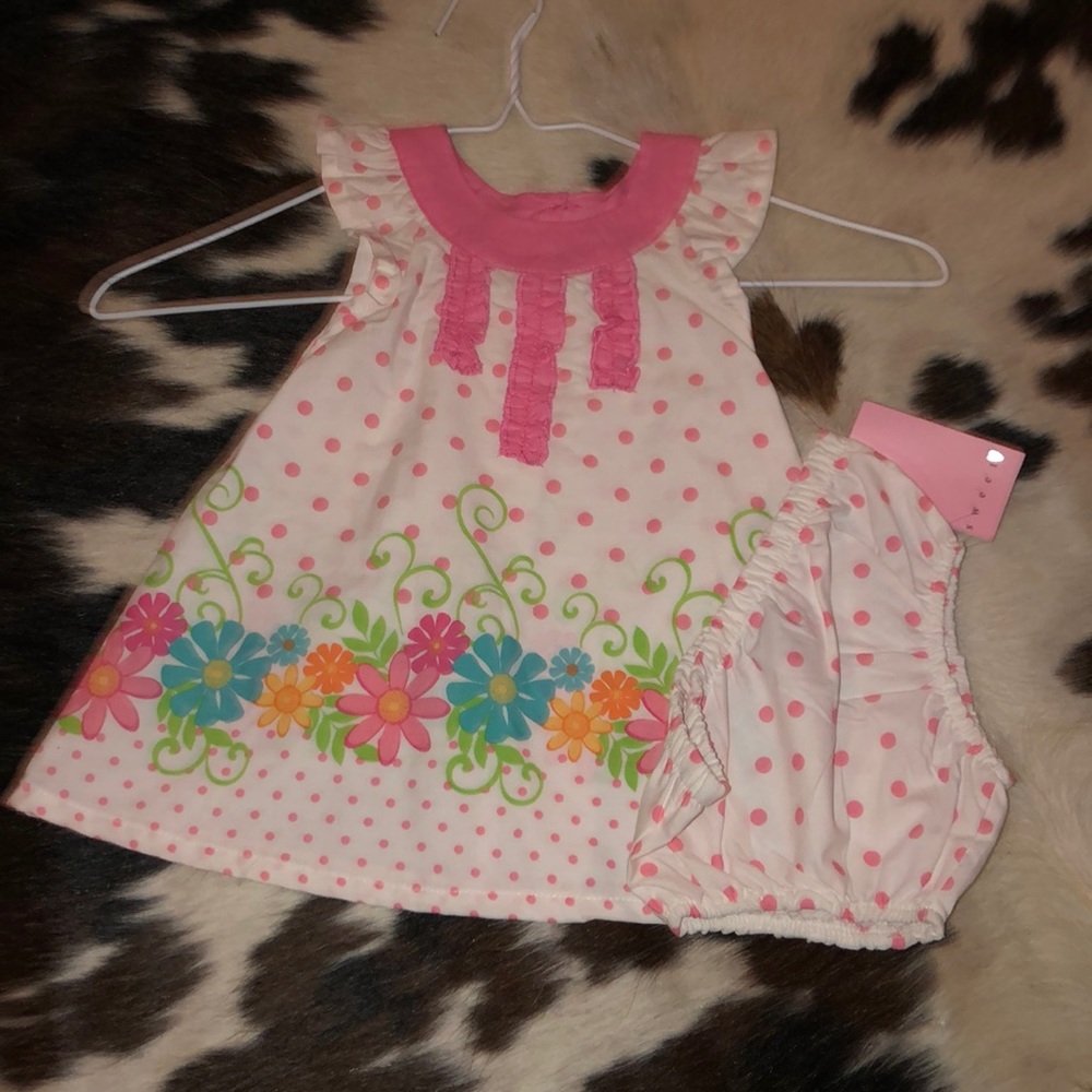 Flower Pink Dress
